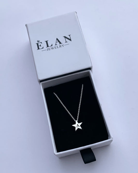 Star initial necklace
